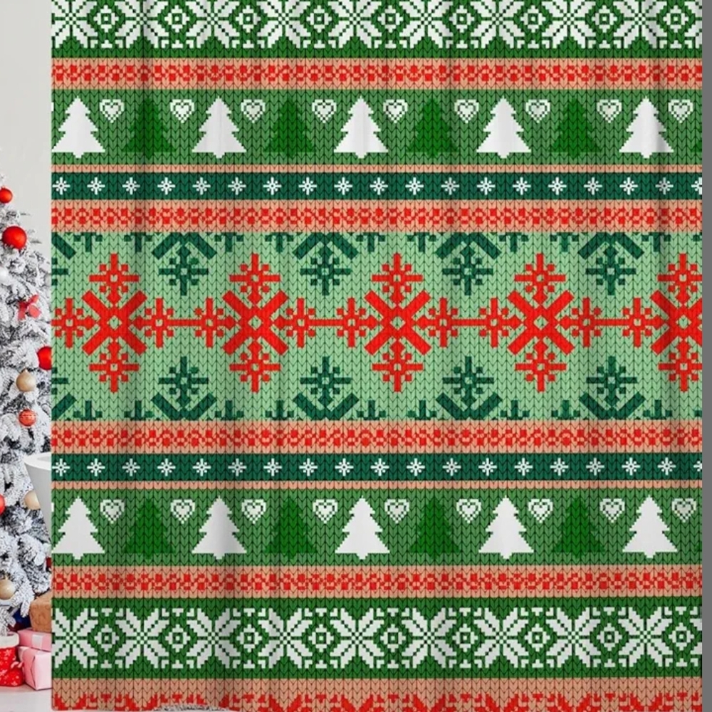 Christmas Shower Curtain